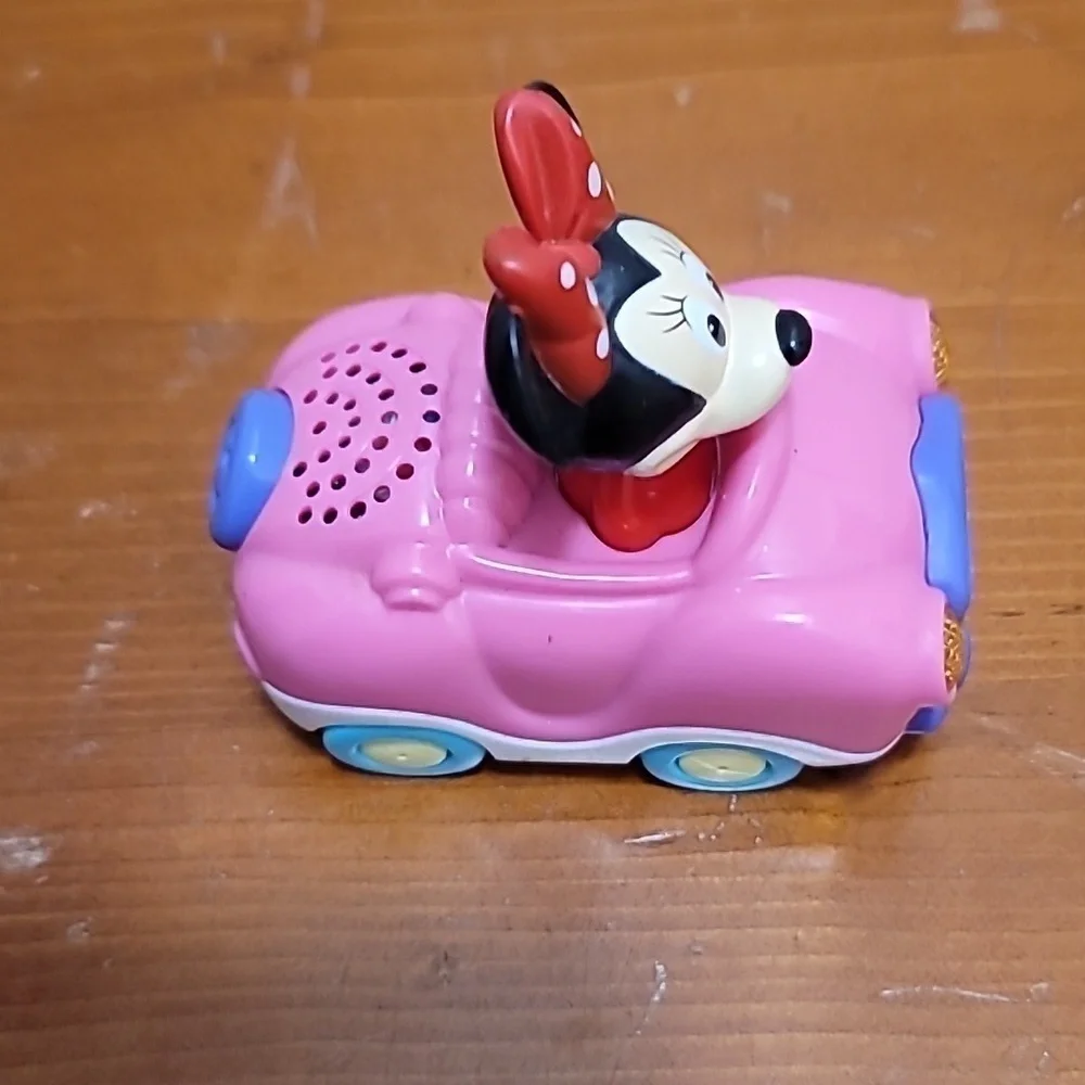 VTech Minnie Mouse Convertible Go Go Smart Wheels Pink‎ Girls Toy Car VT8472
